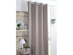 Cortina opaca con forro de polar. Beige Hot