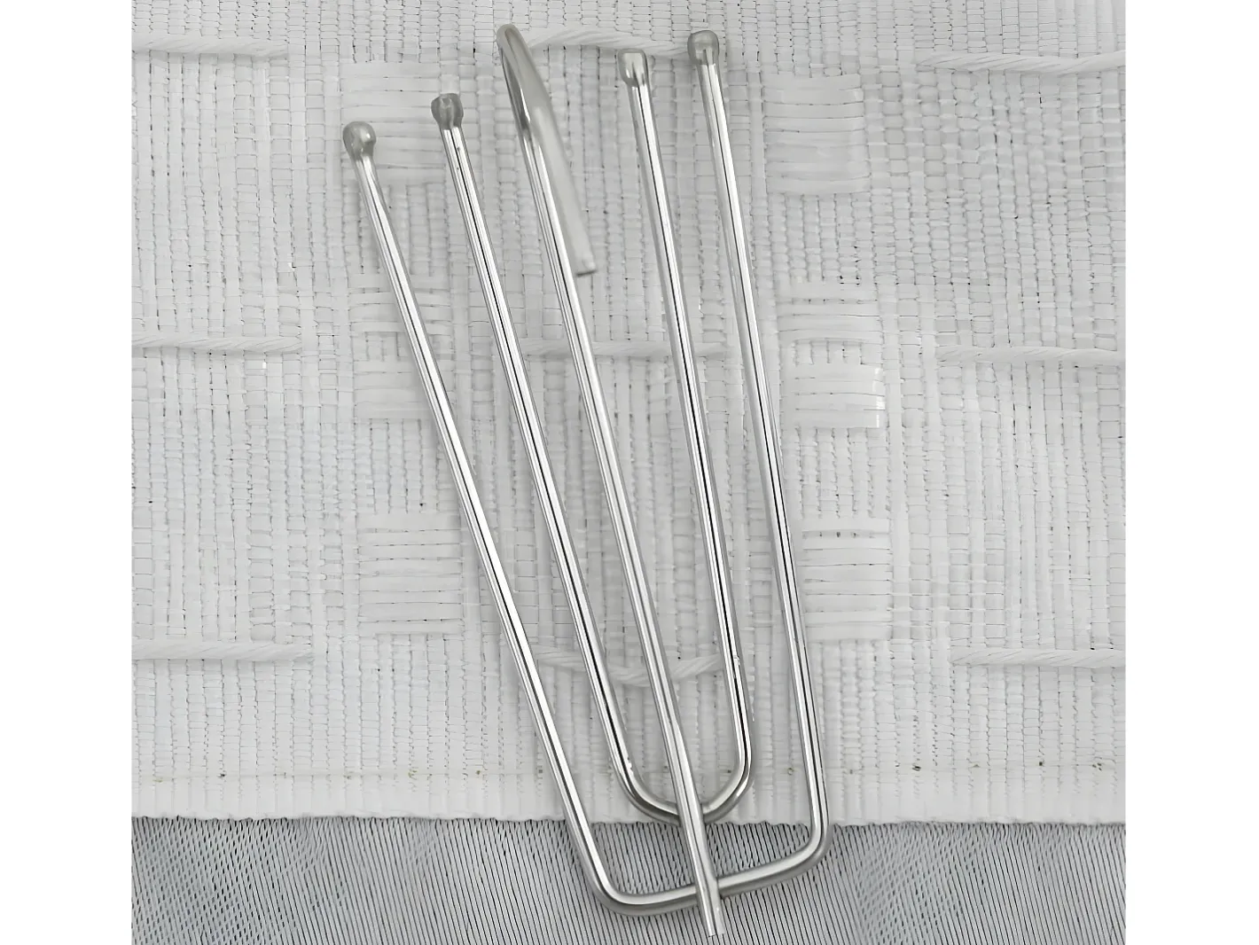 Outlet Cortina opaca con ganchos look de lino 290x245 cm ES975846 Beige