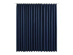 Online Cortina opaca con ganchos 290x245 cm ES555530 Azul