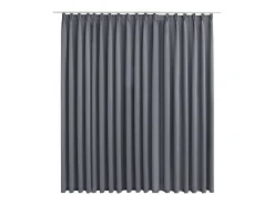 Ropa De Casa-Cortina opaca con ganchos 290x245 cm ES226685 Gris