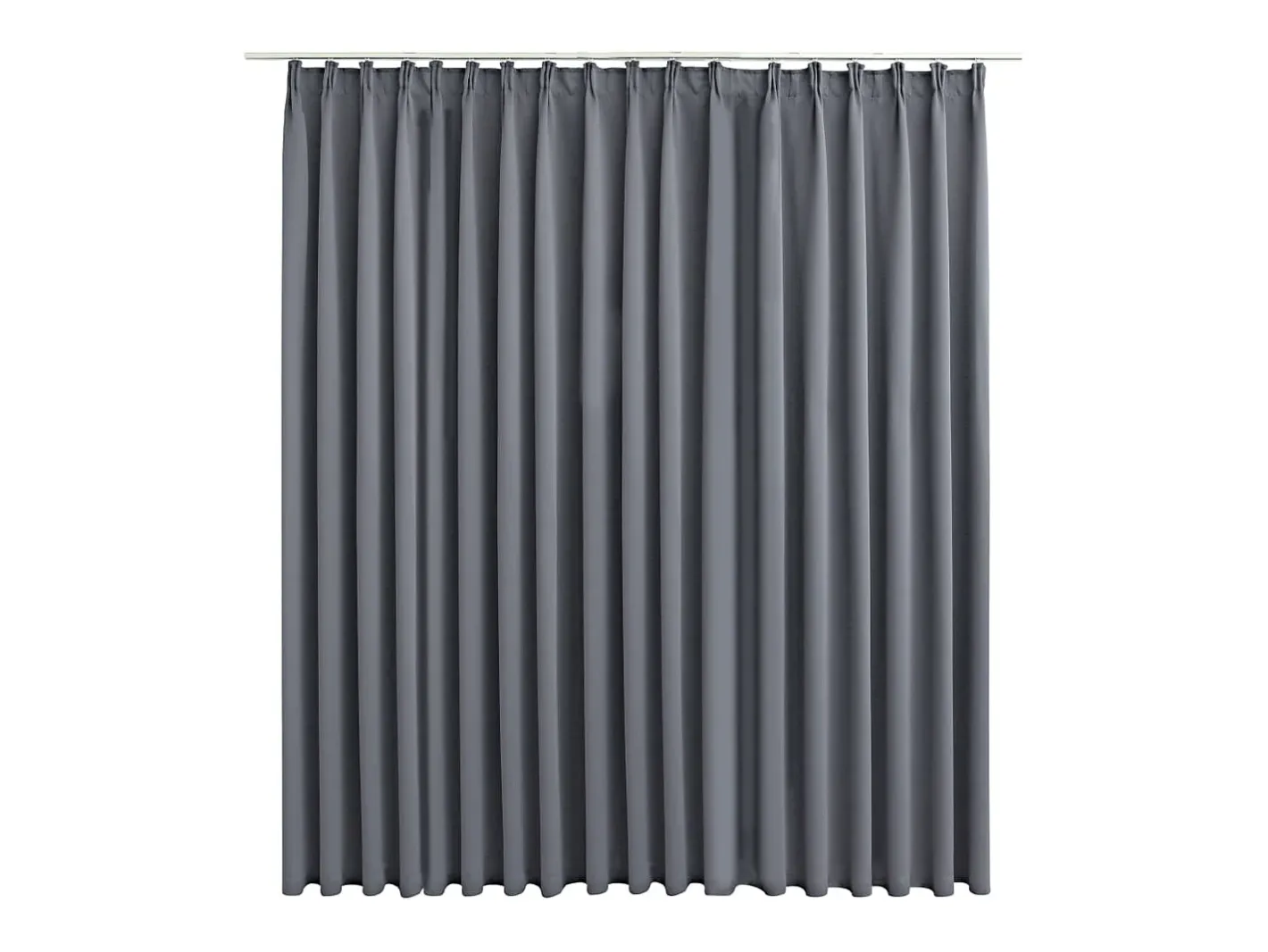 Ropa De Casa-Cortina opaca con ganchos 290x245 cm ES226685 Gris