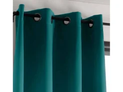 Best Cortina opaca unida 210gr/m² 135 x 250 cm Azul verdoso
