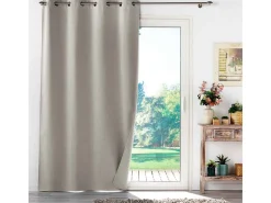 Douceur d'intérieur Cortina oscurecedora y aislante para muebles Beige Sale