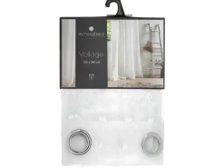 Atmosphera Ropa De Casa-Cortina poliéster 240x140cm Blanco