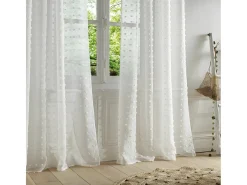 Atmosphera Ropa De Casa-Cortina poliéster 240x140cm Blanco