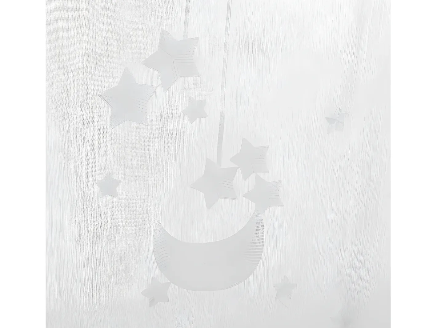 Atmosphera for Kids Ropa De Casa-Cortina Poliéster 240x140cm Blanco