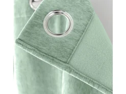 Sale DECOSTAR Cortina térmica de terciopelo con forro polar Verde