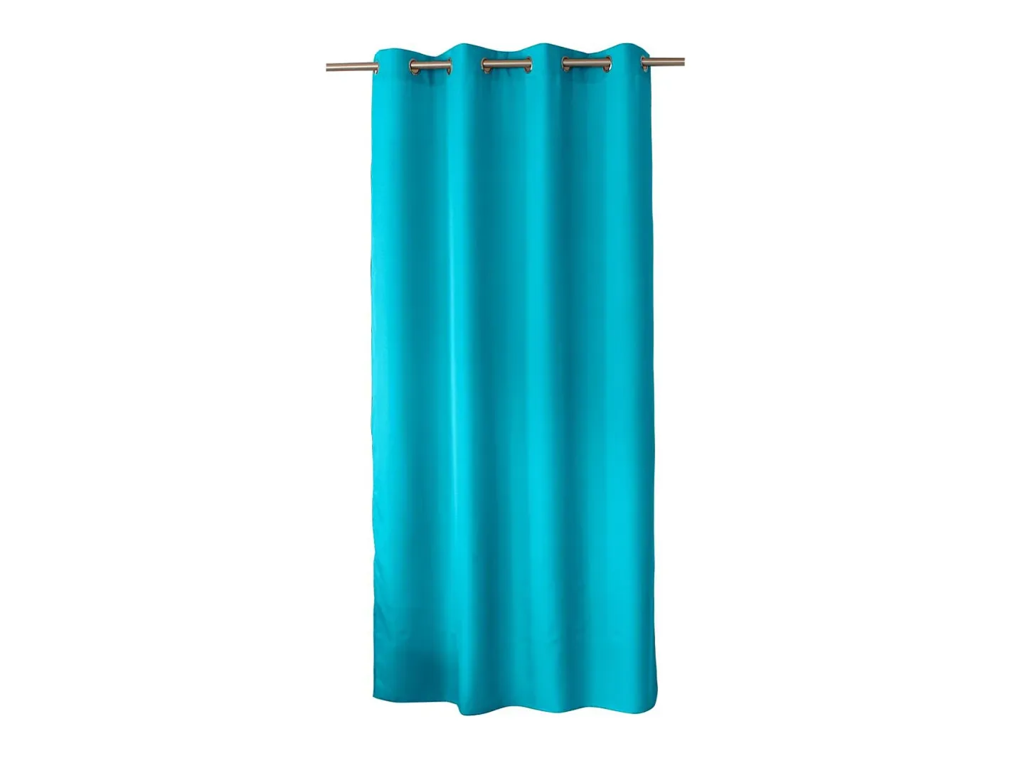 Clearance DECOSTAR Cortina unida con ollaos Azul turquesa