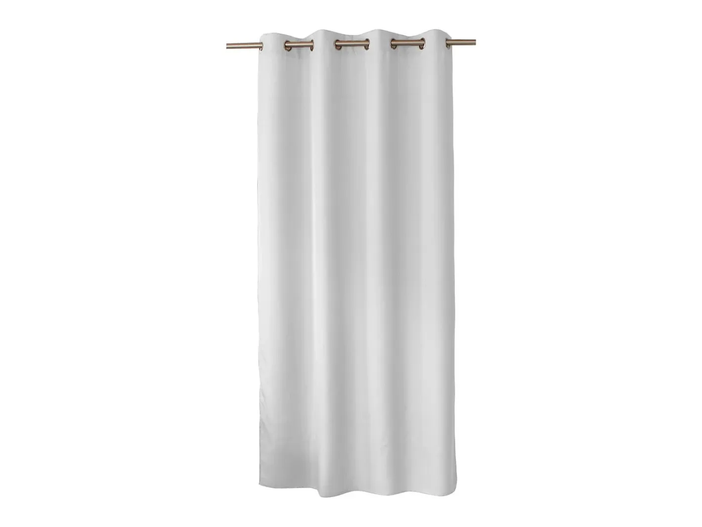 DECOSTAR Cortina unida con ollaos Blanco New