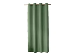 Outlet DECOSTAR Cortina unida con ollaos Verde