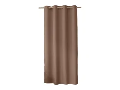 Best DECOSTAR Cortina unida con ollaos Marru00f3n