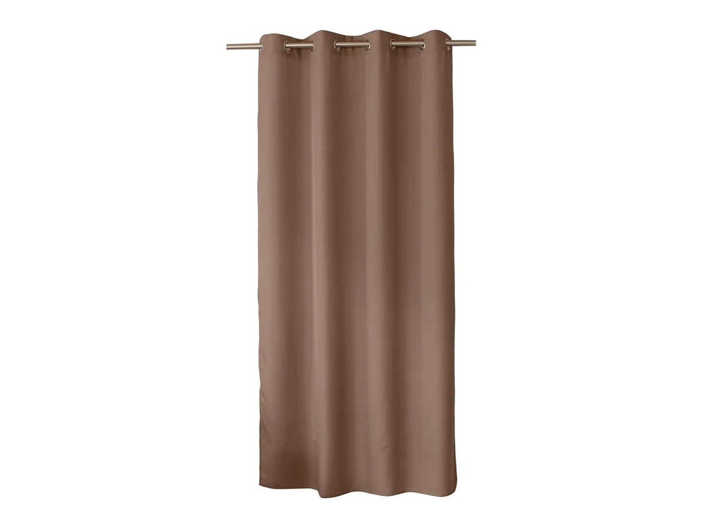 Best DECOSTAR Cortina unida con ollaos Marru00f3n