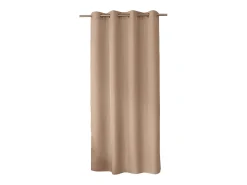 DECOSTAR Cortina unida con ollaos Beige Best