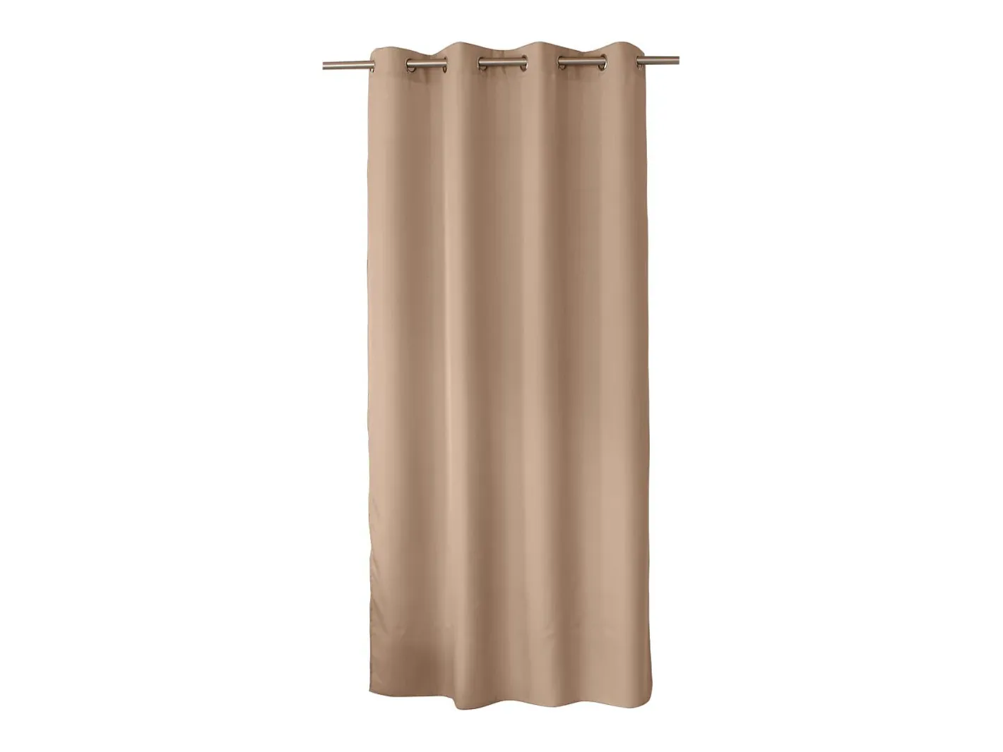 DECOSTAR Cortina unida con ollaos Beige Best