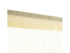 Ropa De Casa-Cortinas de flecos 2 piezas 140x250 cm ES491975 Crema