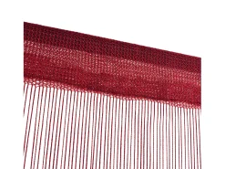 Cortinas de flecos 2 piezas 100x250 cm burdeos ES372746 Rojo Online
