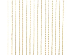 Ropa De Casa-Cortinas de flecos 2 piezas 100x250 cm ES882244 Crema