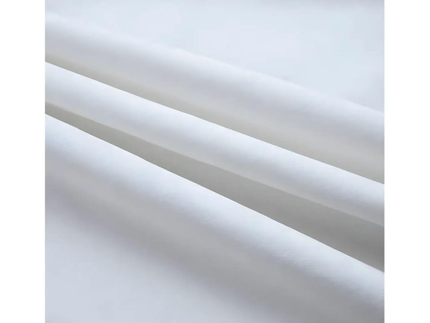 Cortinas opacas anillas de metal 2 pzas crudo 140x225 cm ES932118 Blanco Clearance