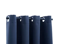Cortinas opacas con anillas de metal 2 uds 140x225 cm ES179296 Azul Best