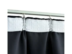 Ropa De Casa-Cortinas opacas con ganchos 2 piezas 140x225 cm ES718687 Gris antracita