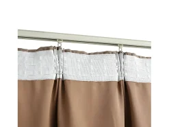 Cortinas opacas con ganchos 2 piezas gris 140x175 cm ES937689 Topo Hot