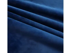 Cortinas opacas ganchos 2 pzas terciopelo oscuro 140x225cm ES142189 Azul Hot