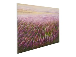 Clearance MCW Cuadro al óleo campo de flores pintado a mano Multicolor