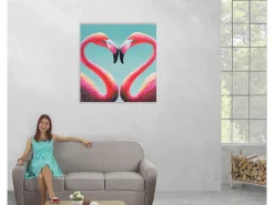 MCW Cuadro al óleo flamenco pintado a mano Multicolor Online