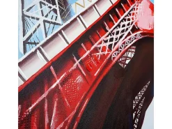 MCW Cuadro al óleo Torre Eiffel pintado a mano Multicolor Online