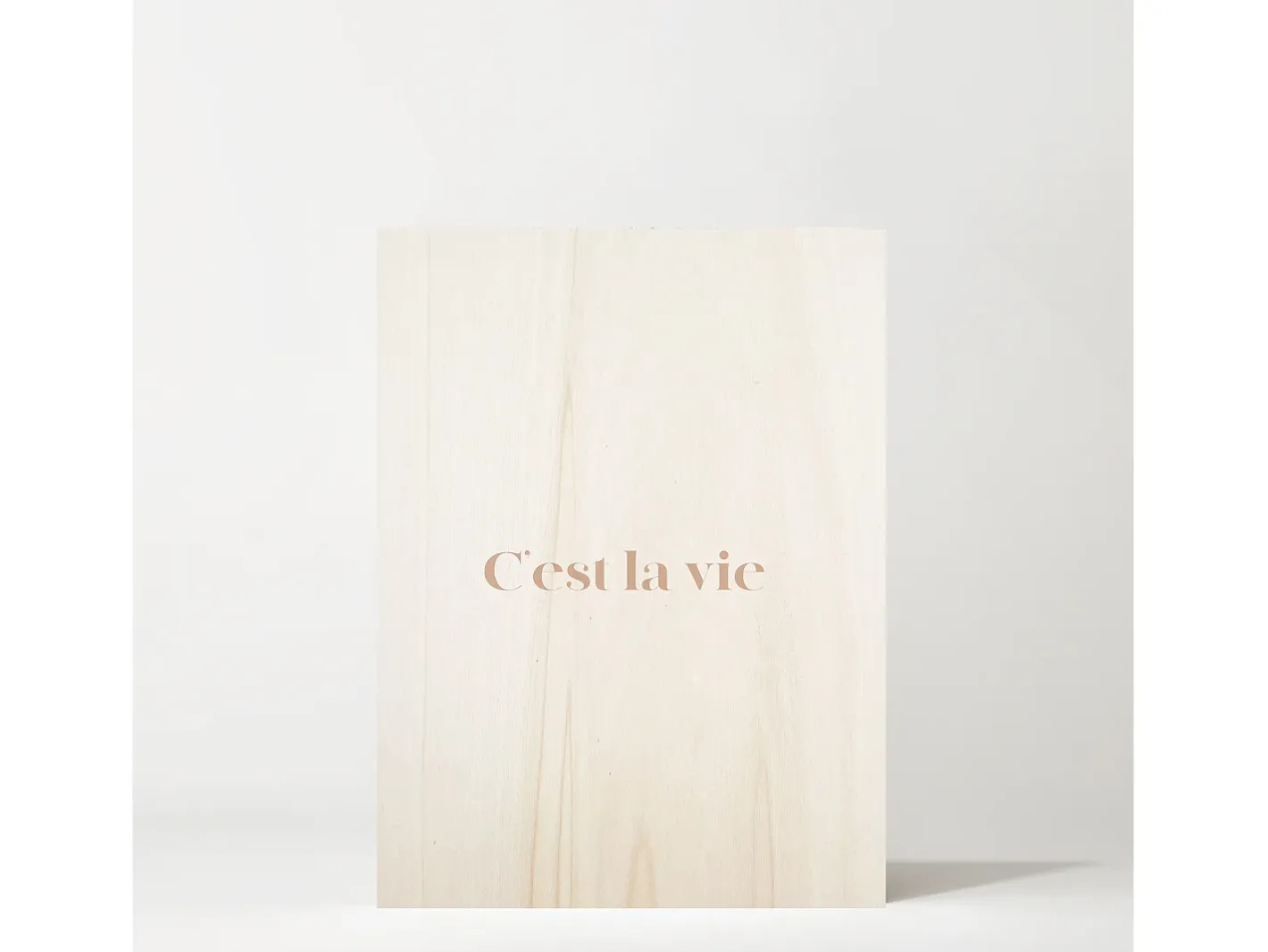 Discount DECOWOOD Cuadro de madera C'est la vie Red Multicolor