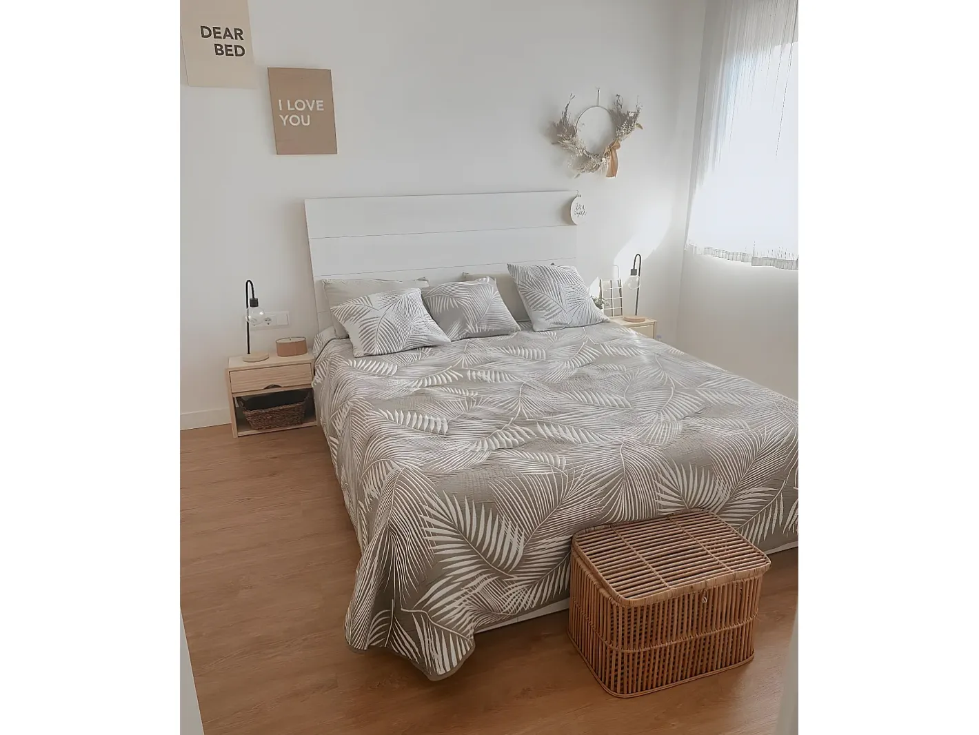 Hot DECOWOOD Cuadro de madera I love you Multicolor