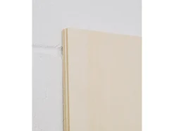 DECOWOOD Cuadro-Cuadro de madera Mapamundi natural Beige