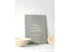 Sale DECOWOOD Cuadro de madera Paris Good Idea Multicolor