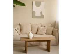 Best DECOWOOD Cuadro decorativo sobre lienzo de algodón pintado artesanalmente con pintura al oleo sin marco de 60x80cm - VARO - Multicolor