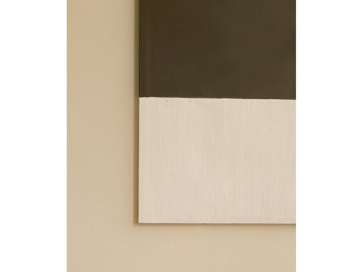 DECOWOOD Cuadro-Cuadro decorativo sobre lienzo de algodón con marco de madera negro pintado artesanalmente con pintura al oleo de 60x80cm - MARINA - Multicolor