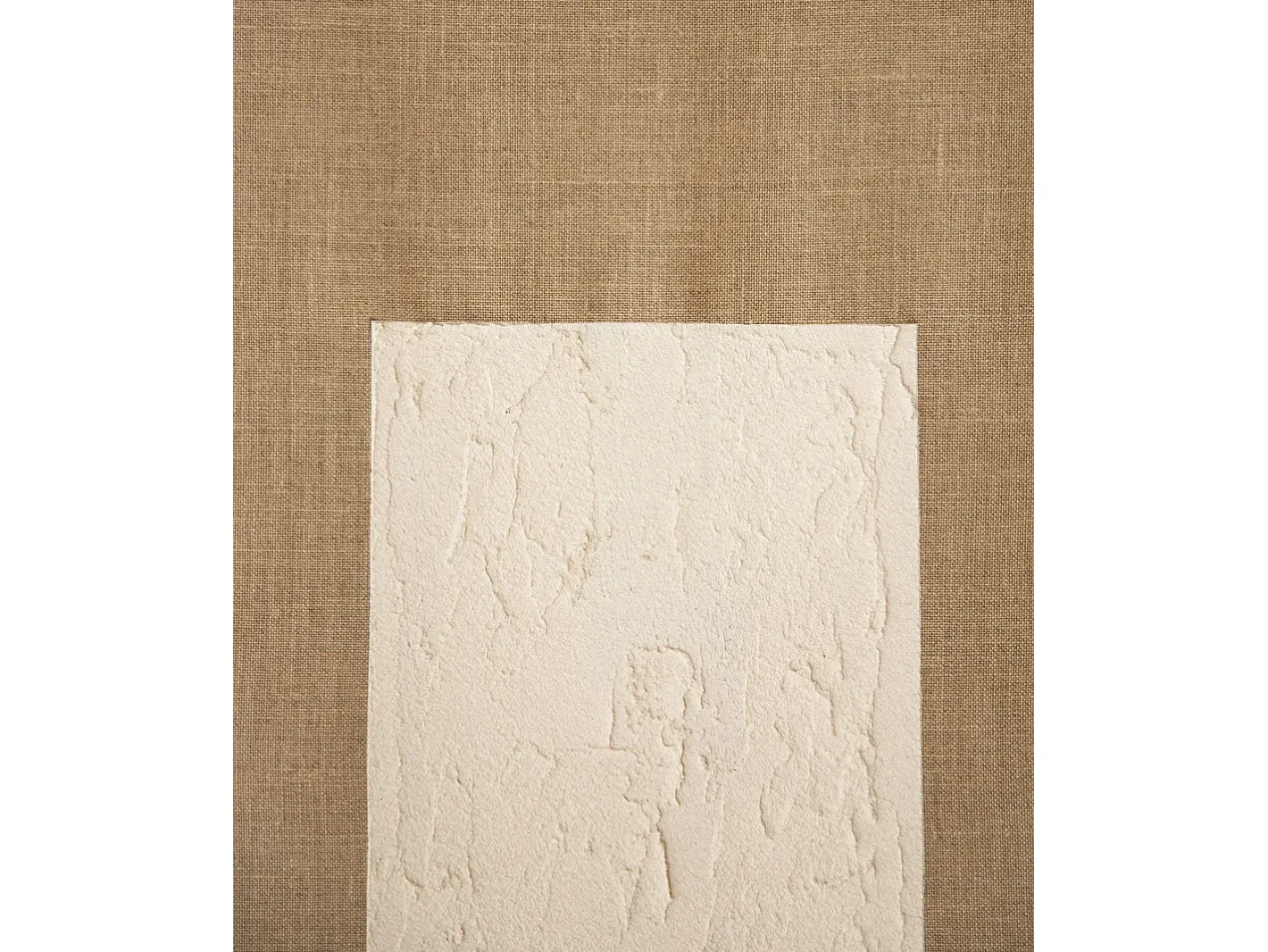 Clearance DECOWOOD Cuadro decorativo sobre lienzo de lino con marco de madera marrón claro pintado artesanalmente con pintura al oleo de 100x150cm - MAYA - Multicolor