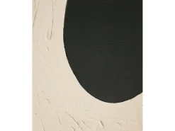 DECOWOOD Cuadro decorativo sobre lienzo de algodón con marco de madera marrón oscuro pintado artesanalmente con pintura al oleo de 100x150cm - VARO - Multicolor