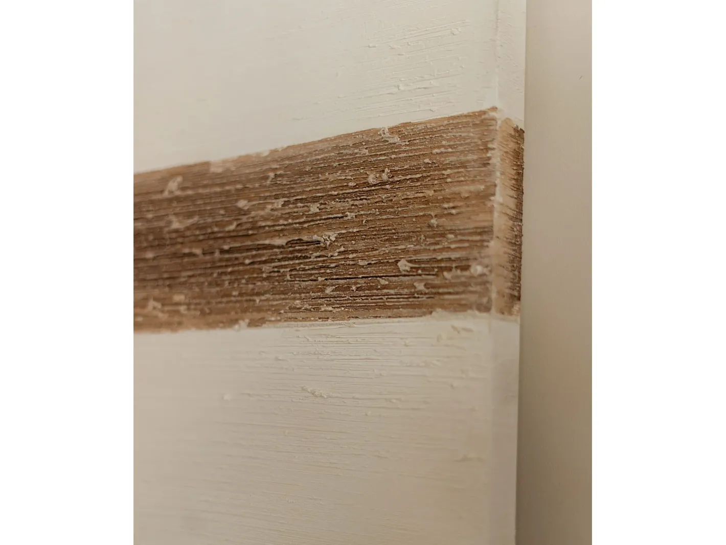 DECOWOOD Cuadro decorativo sobre lienzo de algodón con marco de madera negro pintado artesanalmente con pintura al oleo de 100x150cm - BRISA - Multicolor Discount