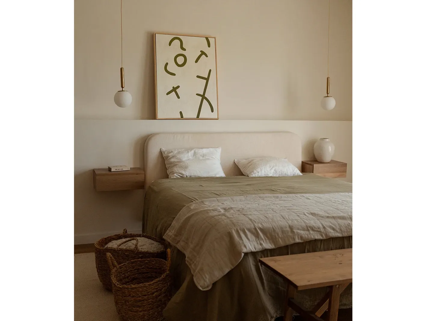 New DECOWOOD Cuadro decorativo sobre lienzo de algodón con marco de madera negro pintado artesanalmente con pintura al oleo de 80x100cm - VIRGINIA - Multicolor