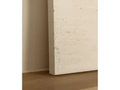 Online DECOWOOD Cuadro decorativo sobre lienzo de algodón con marco de madera blanco pintado artesanalmente con pintura al oleo de 100x150cm - BRISA - Multicolor