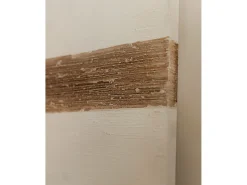 Online DECOWOOD Cuadro decorativo sobre lienzo de algodón con marco de madera blanco pintado artesanalmente con pintura al oleo de 100x150cm - BRISA - Multicolor