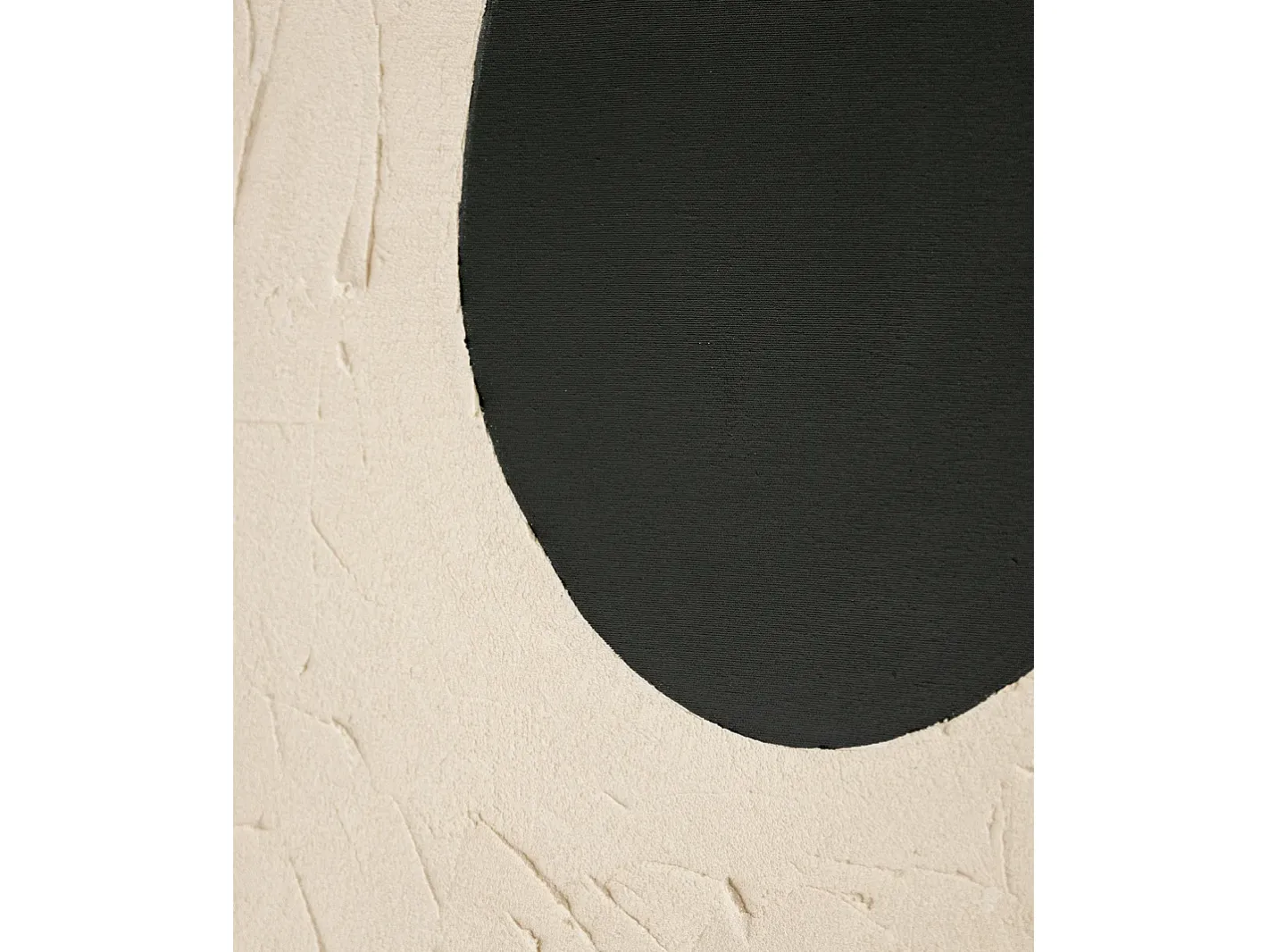 Discount DECOWOOD Cuadro decorativo sobre lienzo de algodón con marco de madera negro pintado artesanalmente con pintura al oleo de 100x150cm - VARO - Multicolor