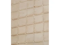 Outlet DECOWOOD Cuadro decorativo sobre lienzo de algodón con marco de madera negro pintado artesanalmente con pintura al oleo de 80x100cm - JAN - Beige