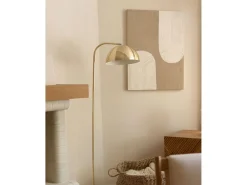 Best DECOWOOD Cuadro decorativo sobre lienzo de lino con marco de madera negro pintado artesanalmente con pintura al oleo de 100x150cm - NIKI - Multicolor