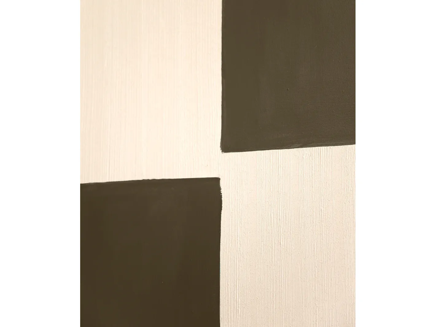 Discount DECOWOOD Cuadro decorativo sobre lienzo de algodón con marco de madera negro pintado artesanalmente con pintura al oleo de 100x150cm - PRISMA - Multicolor