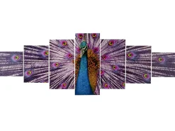 Sale MCW Cuadro H375 Pavo real (7 piezas), Pavo real Multicolor