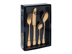 Discount Cubertería Celebrart Quid 24 piezas oro brillo Dorado