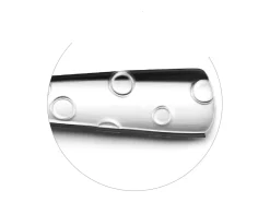 Amefa Cubierto-Cubertería Flocon 24 piezas Acero Inoxidable Brillante - Juego de Cubiertos Grabados con Estuche Plateado