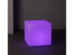 Sale Ledkia Cubo LED RGBW Recargable 40x40 cm 400 mm Blanco