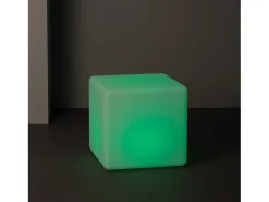 Sale Ledkia Cubo LED RGBW Recargable 40x40 cm 400 mm Blanco
